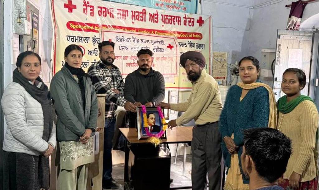 Red Cross Deaddiction Center celebrated the PreNirvana Day of Babasaheb Dr Bhim Rao Ambedkar